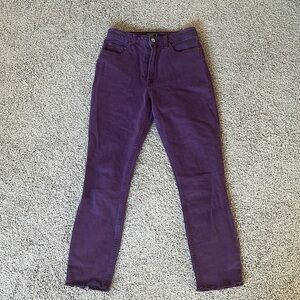 abercrombie simon high rise purple size 0 jeans 
EXCELLENT CONDITION